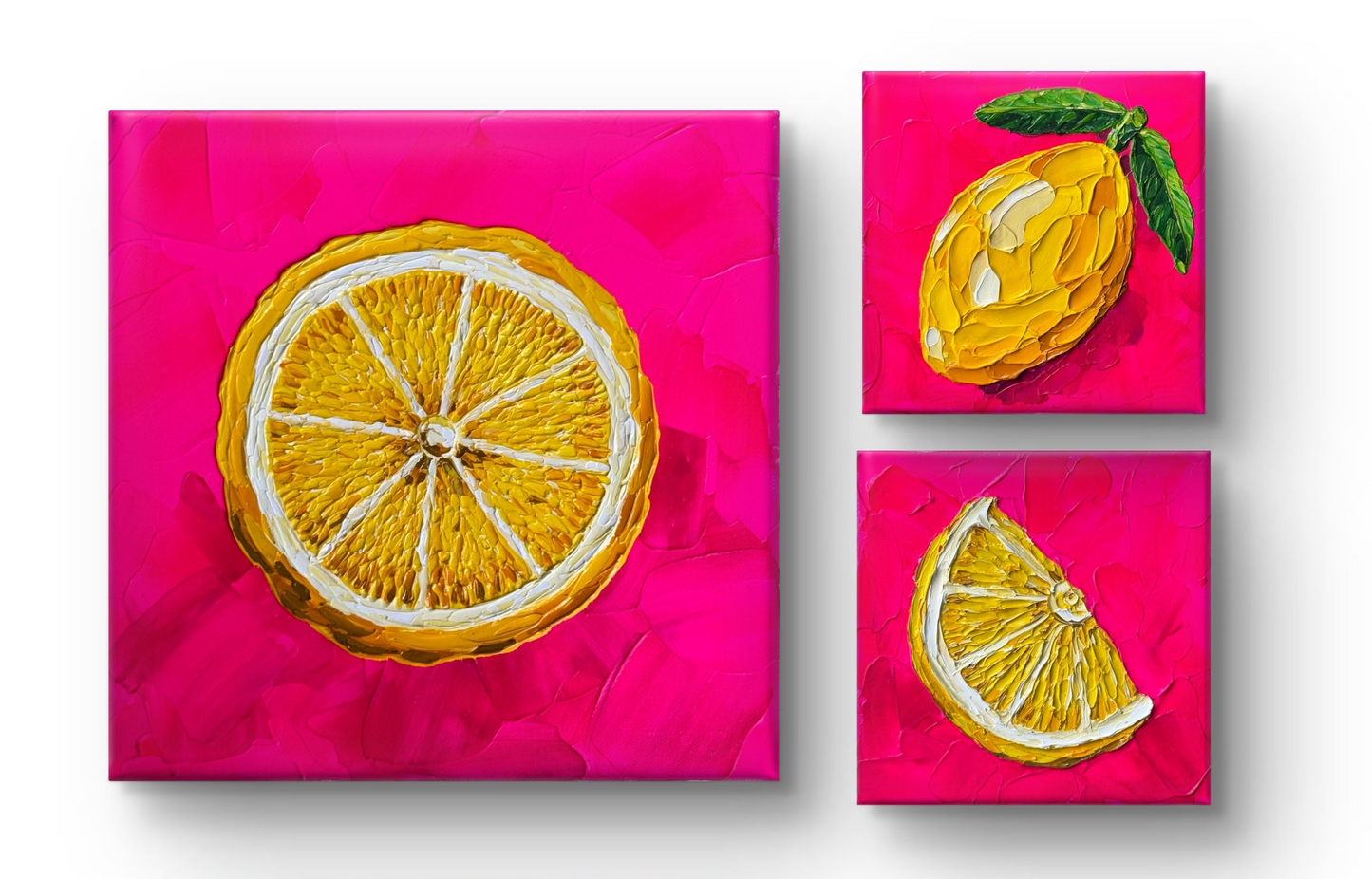 Pink Slice (6x6)