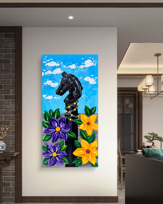 Beads & Blooms on the Hitching Post