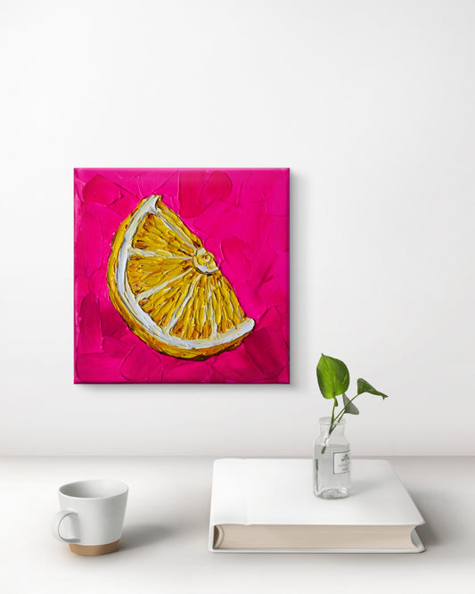 Pink Slice (6x6)