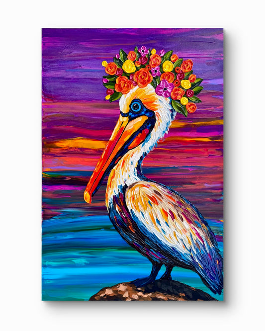 Sunset Pelican 2