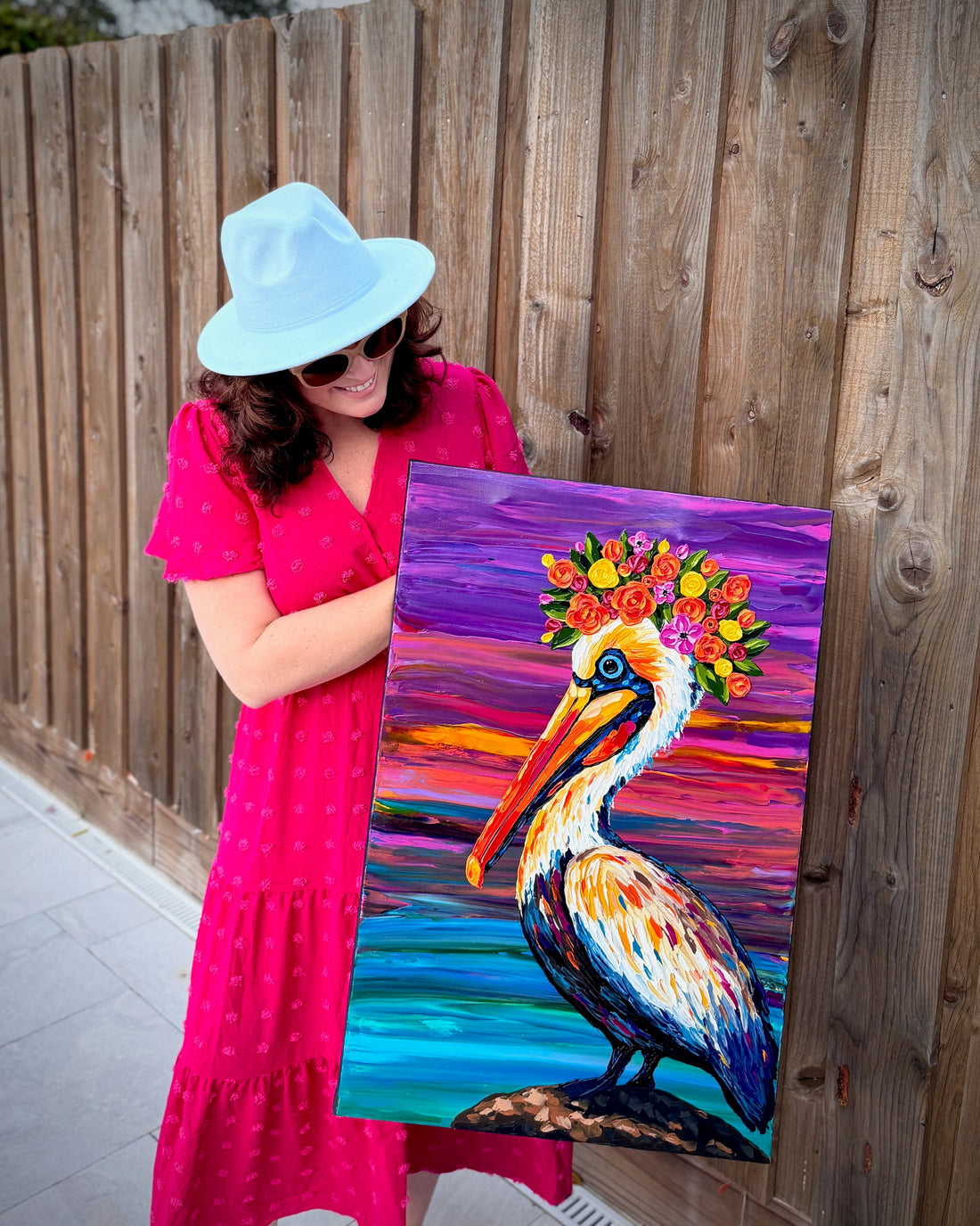 Why I Paint Floral-Crowned Pelicans