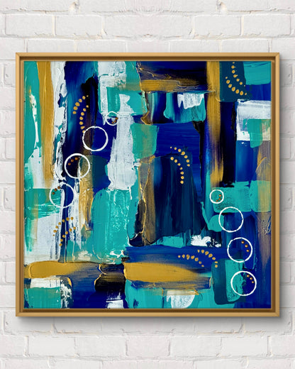 The Blue Between (12x12 Framed)