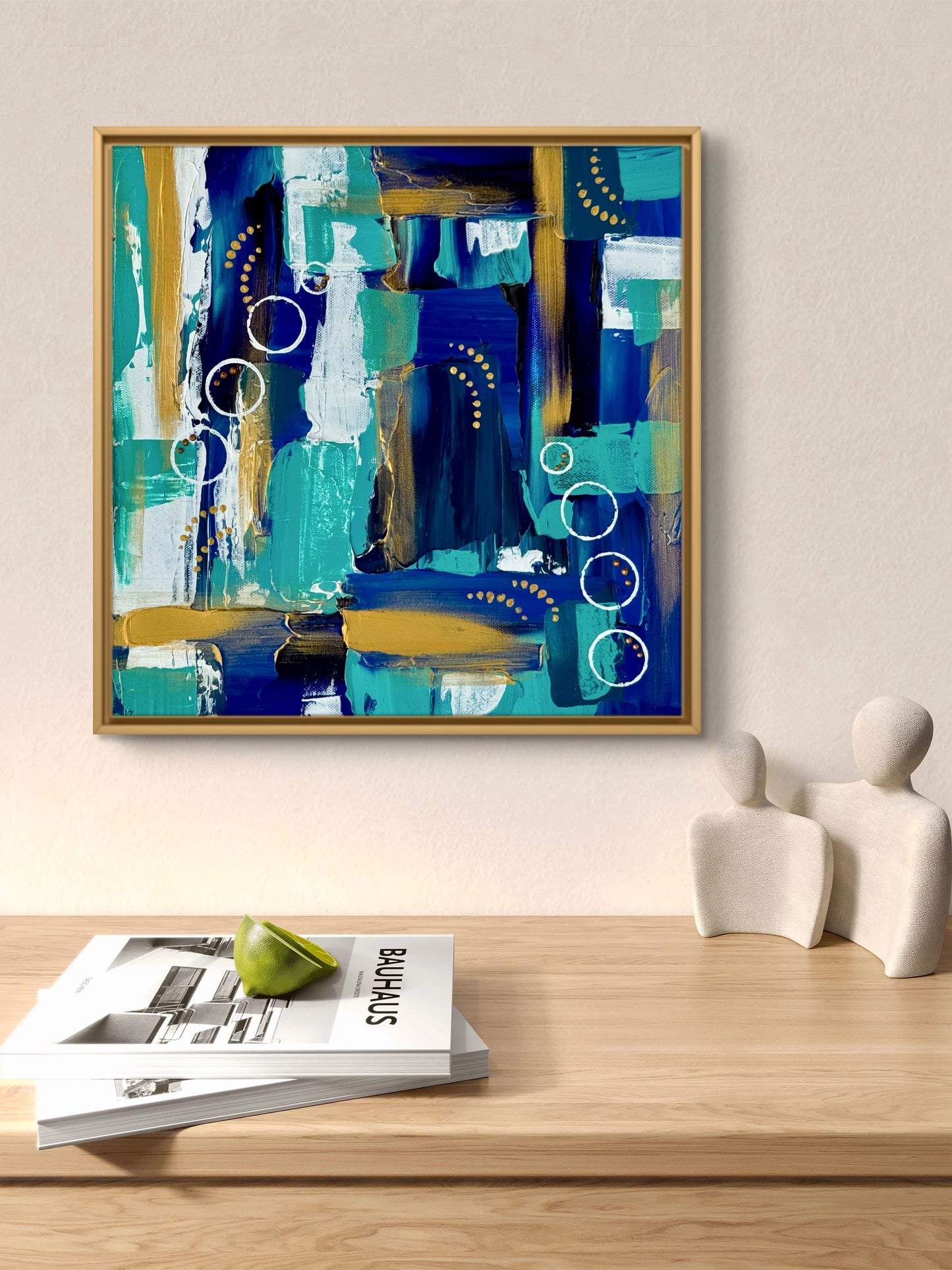 The Blue Between (12x12 Framed)