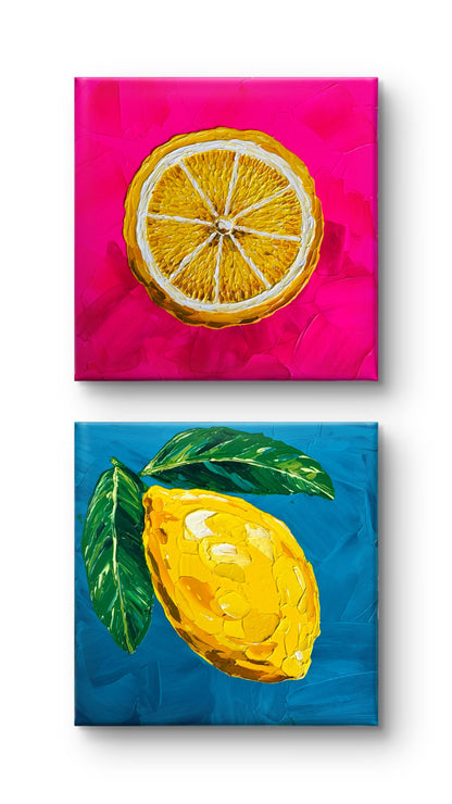 Deep Blue Citrus (10x10)