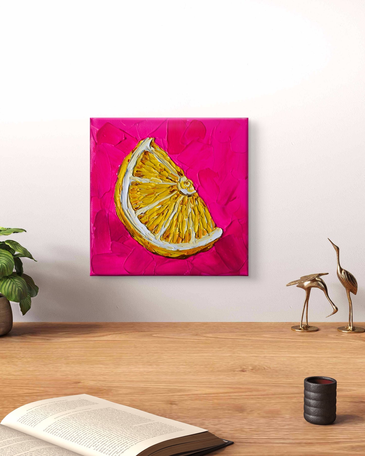 Pink Slice (6x6)