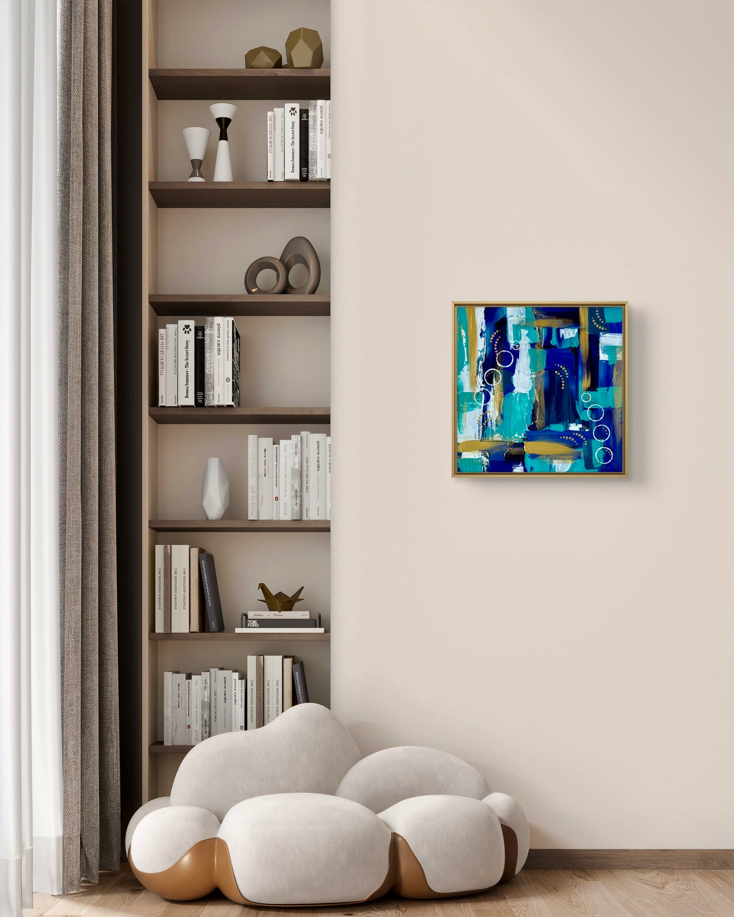 The Blue Between (12x12 Framed)