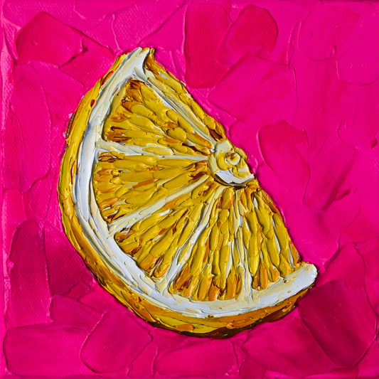 Pink Slice (6x6)