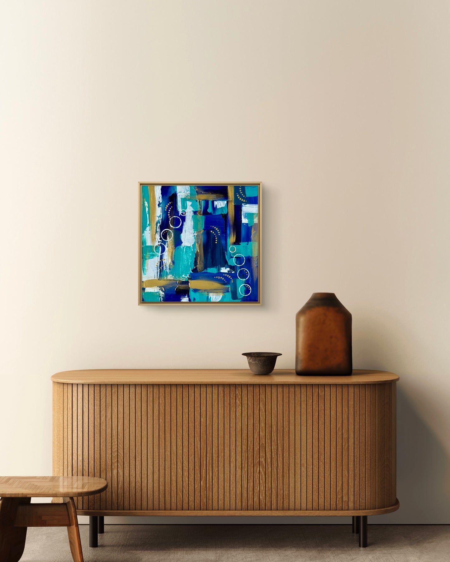 The Blue Between (12x12 Framed)