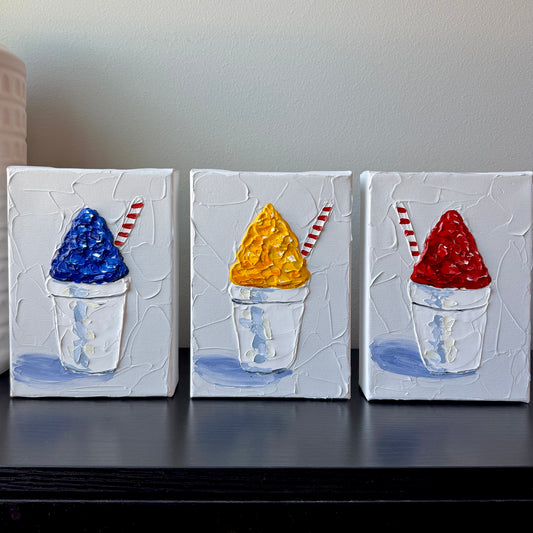 Yellow Snoball (5x7)