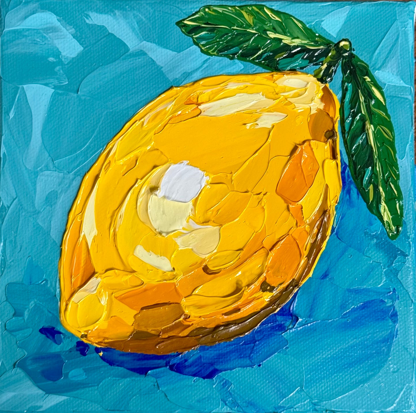 Lemon Pop - Blue (6x6)