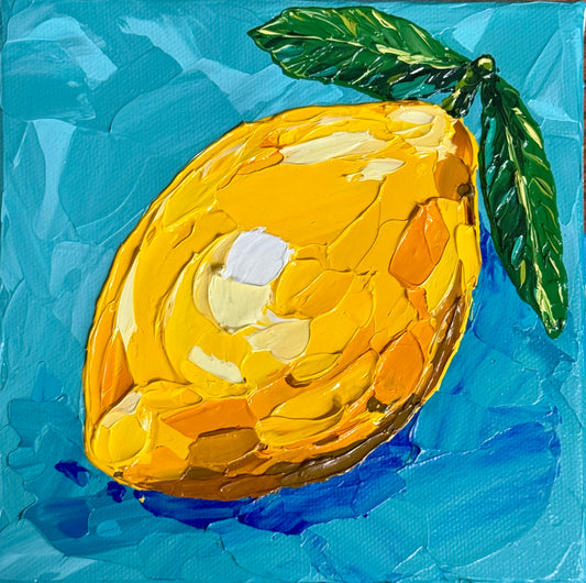 Lemon Pop - Blue (6x6)