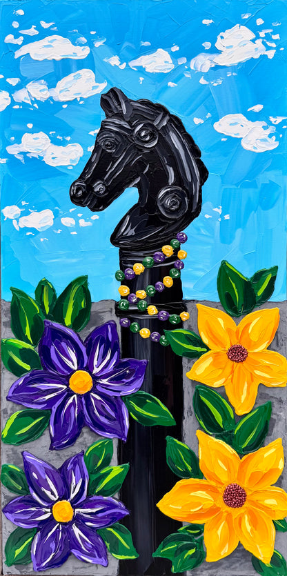 Beads & Blooms on the Hitching Post