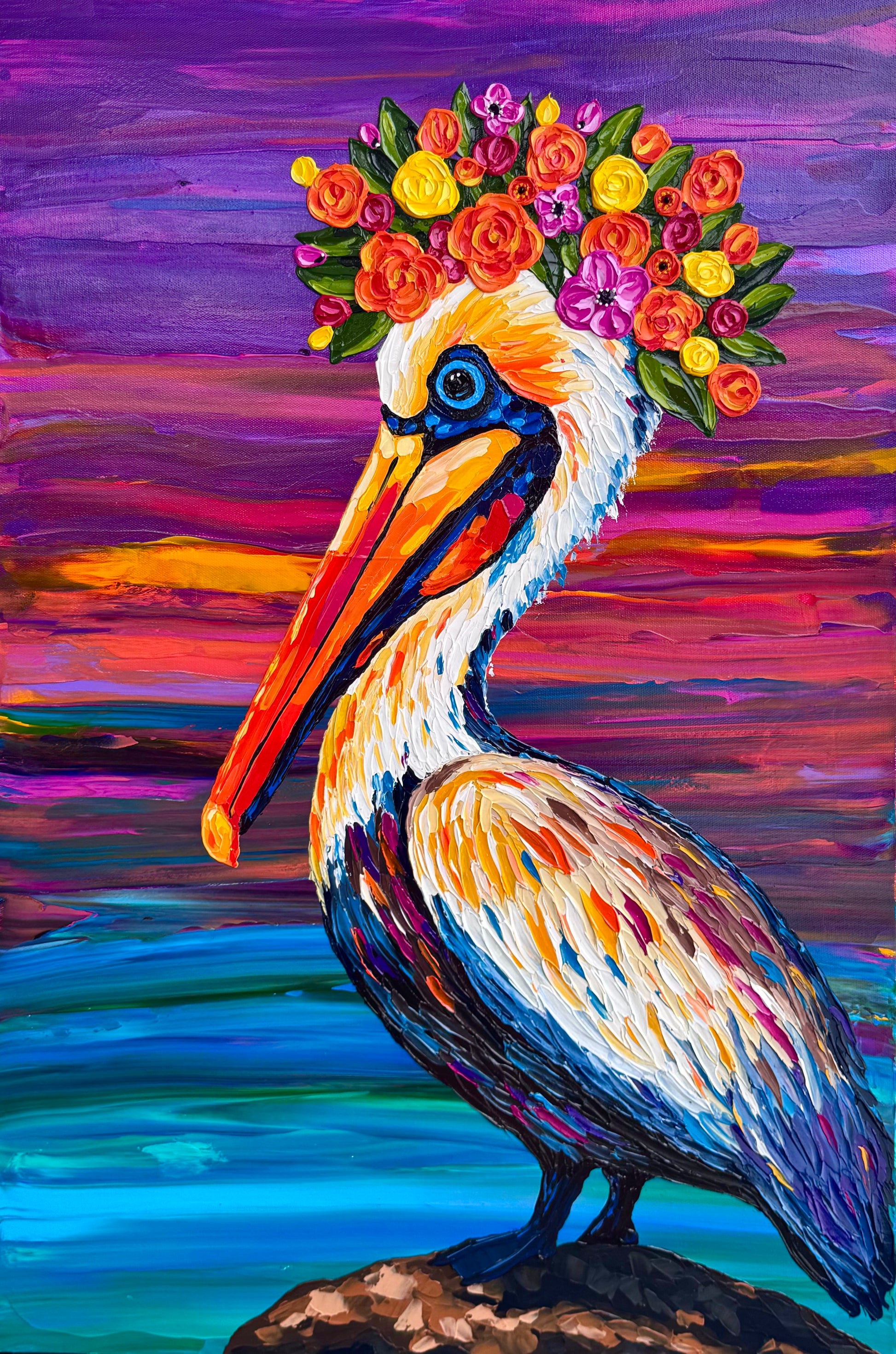 Sunset Pelican 1