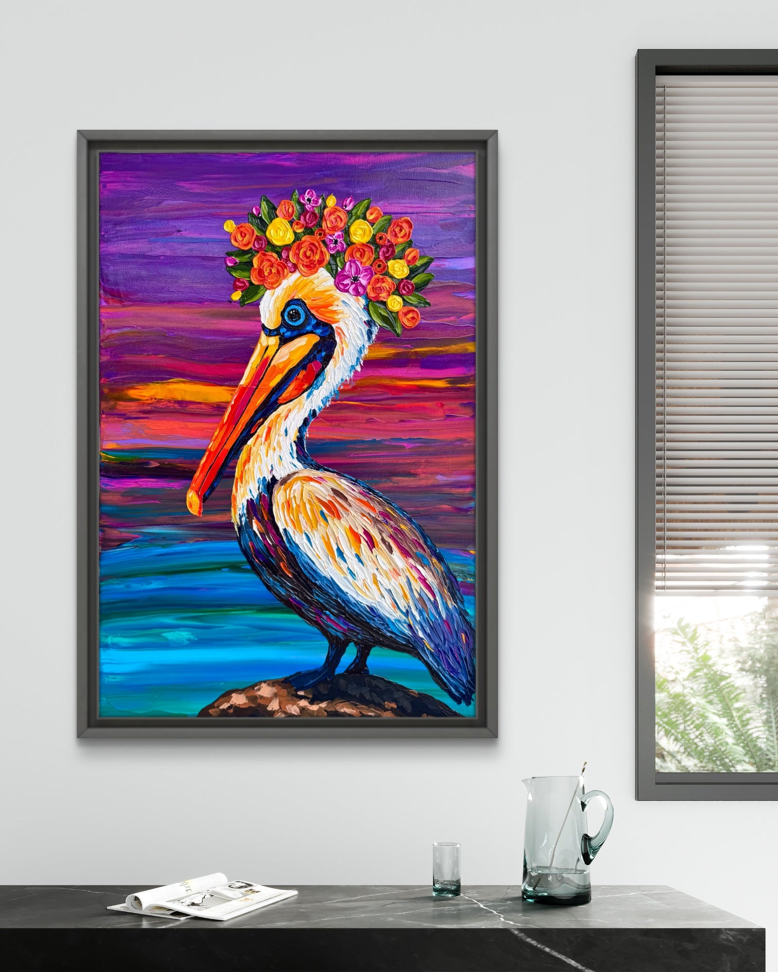 Sunset Pelican 3