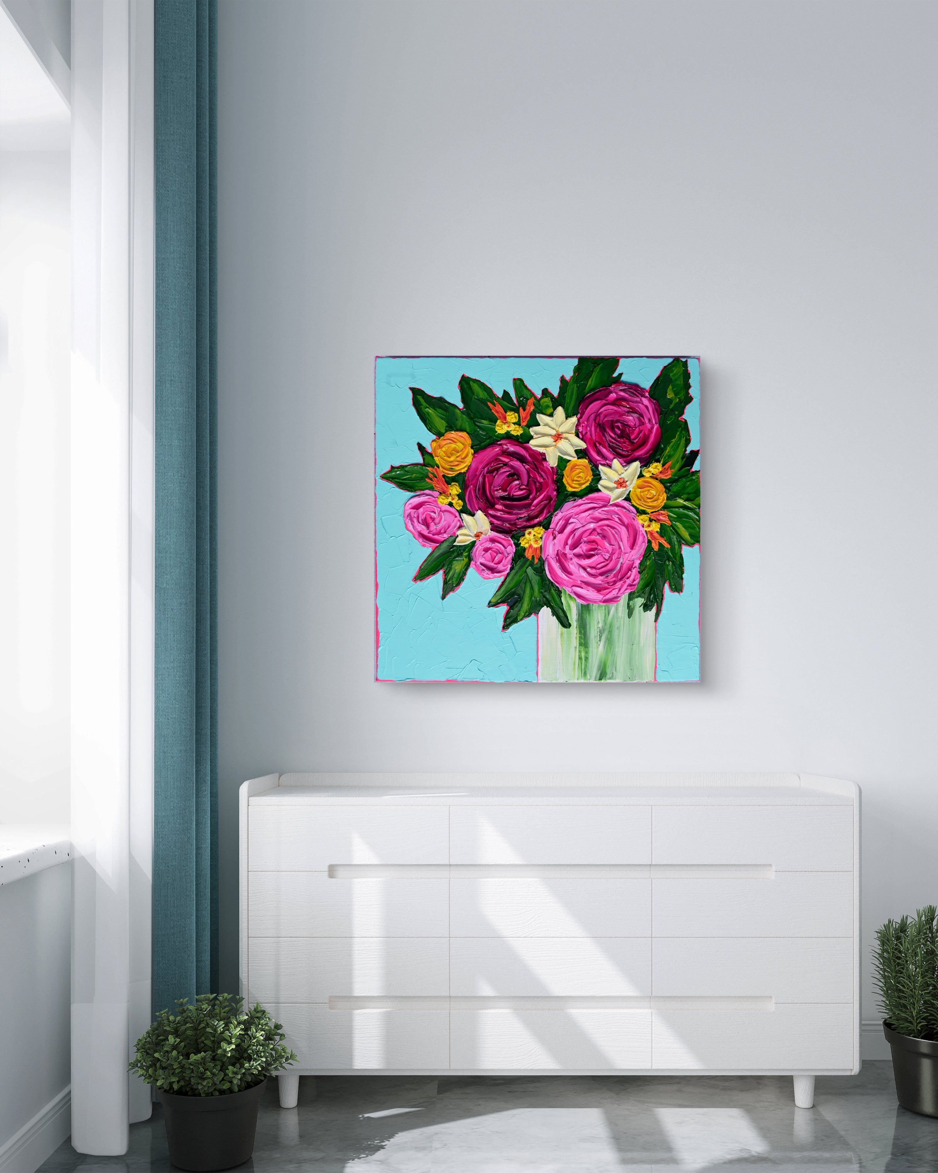 Villa Reverie: Original Floral Painting | Lora Marden Art