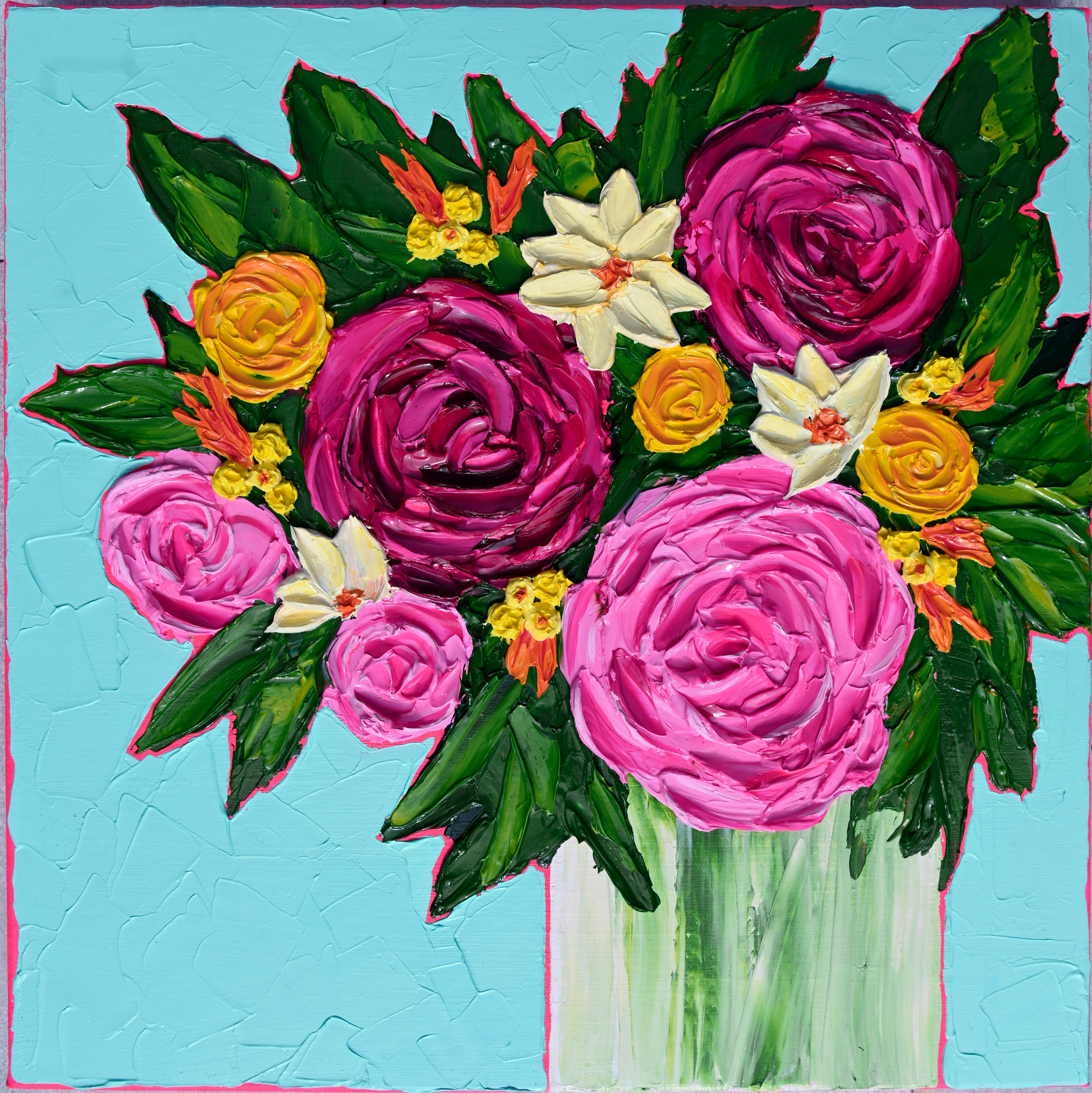 Villa Reverie: Original Floral Painting | Lora Marden Art