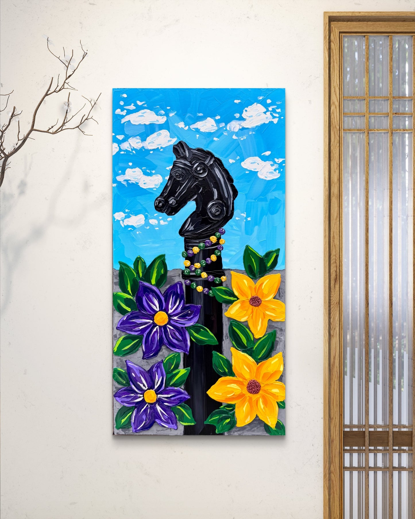 Beads & Blooms on the Hitching Post