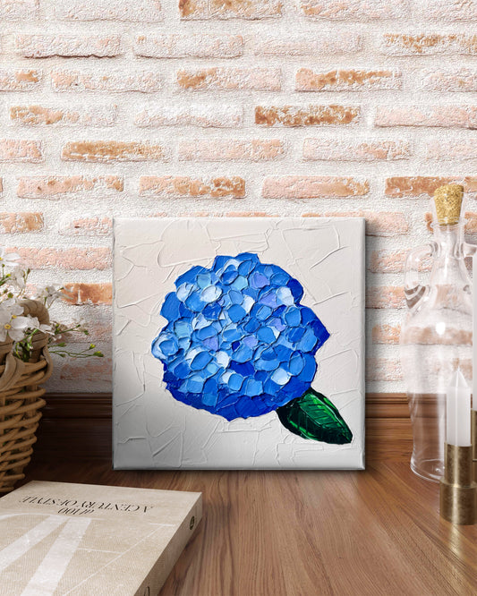 Blue Bloom (8×8)