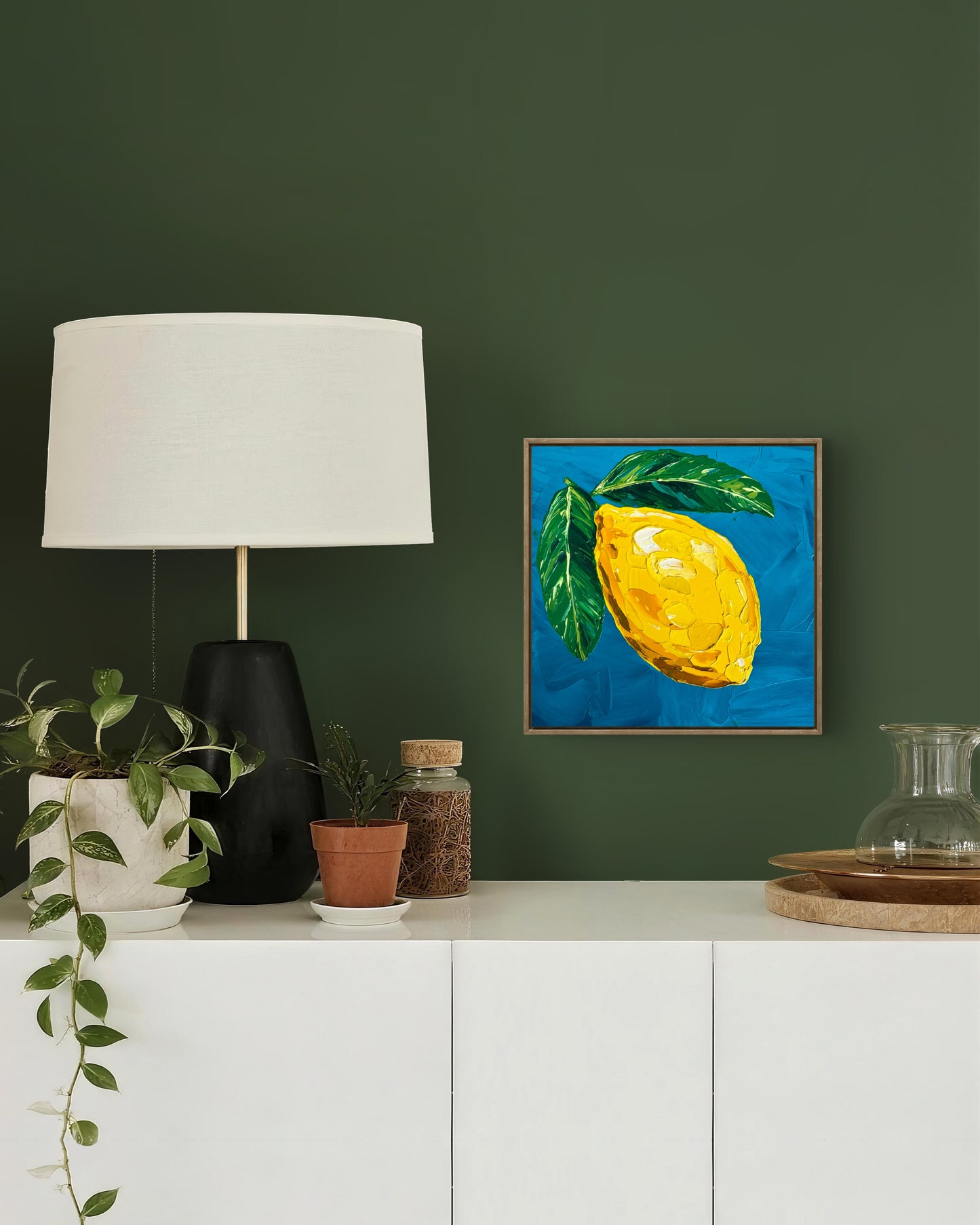 Deep Blue Citrus (10x10)