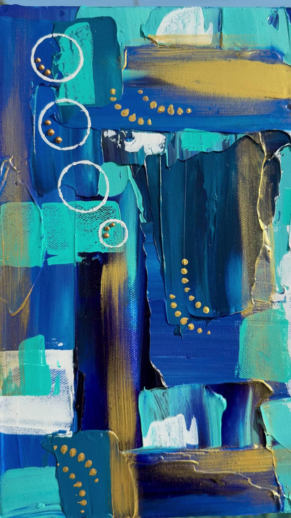 The Blue Between (12x12 Framed)