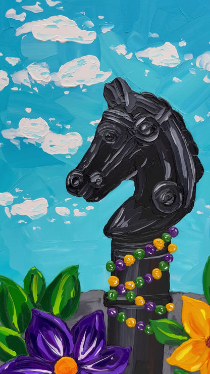 Beads & Blooms on the Hitching Post